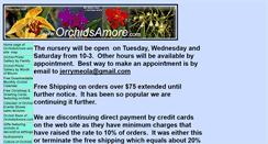 Desktop Screenshot of orchidsamore.com